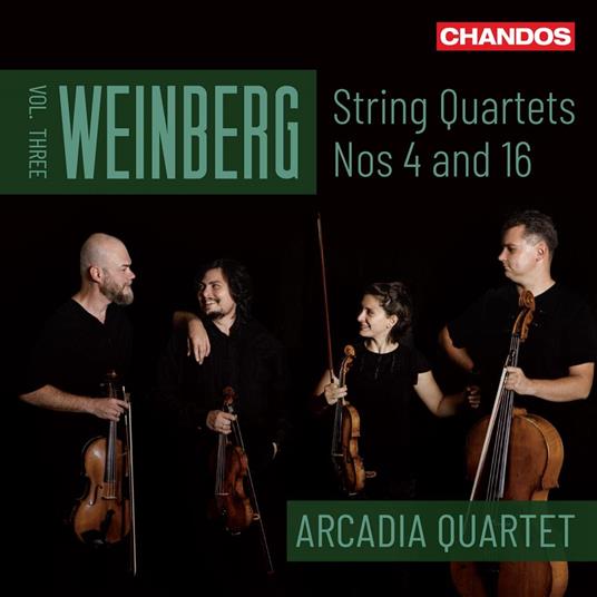 String Quartets Nos 4 And 16 - CD Audio di Mieczyslaw Weinberg,Arcadia Quartet