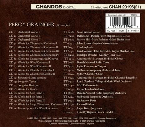 The Complete Edition - CD Audio di Percy Grainger - 2