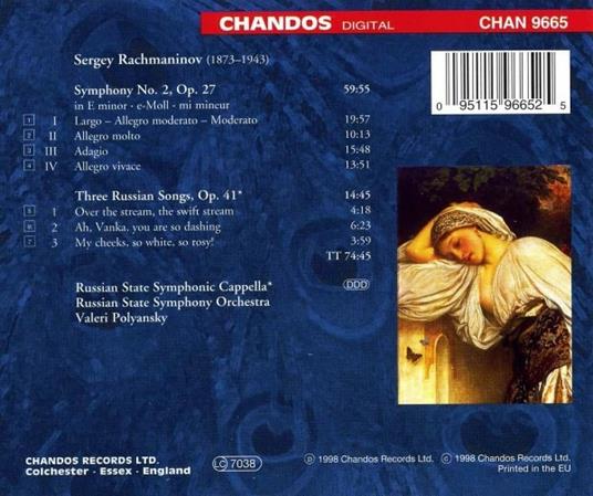 Sinfonia n.2 - CD Audio di Sergei Rachmaninov - 2