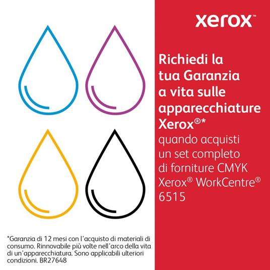 Xerox Cartuccia toner Ciano da 2.400 pagine per Phaser 6510 / WorkCentre  6515 (106R03477) - Xerox - Informatica | IBS