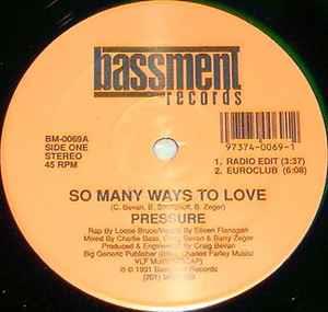 So Many Ways To Love - Vinile LP di Pressure