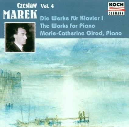 MAREK Czeslaw - Opera per piano vol.4 - CD Audio