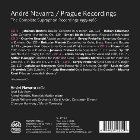 Prague Recordings - CD Audio di André Navarra - 2