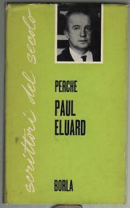 Paul Eluard - Louis Perche - copertina