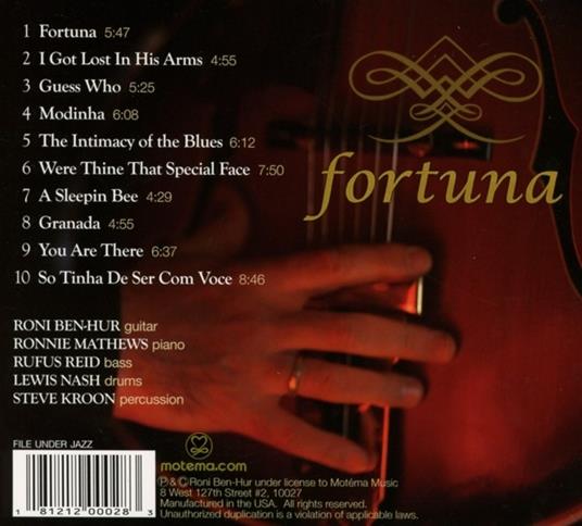 Fortuna - CD Audio di Roni Ben-Hur - 2