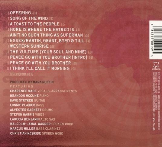 Offering: The Music Of Gil Scott-Heron & Brian - CD Audio di Charenee Wade - 2
