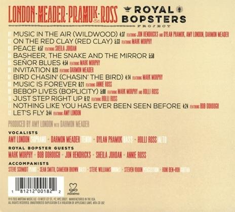 The Royal Bopsters Project - CD Audio di Amy London,Darmon Meader,Dylan Pramuk,Holli Ross - 2