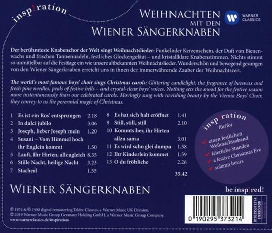 Weihnachten Mit Den Wiener Sängerknaben - CD Audio di Wiener Sängerknaben