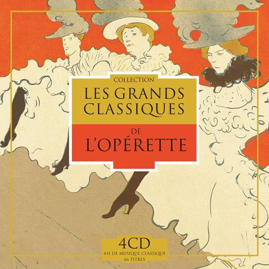 Grands Classiques De L'Operette (Les) (4 Cd) - CD Audio