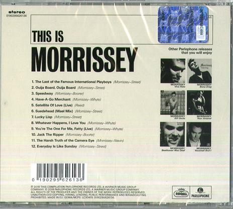 This Is Morrissey - CD Audio di Morrissey - 2