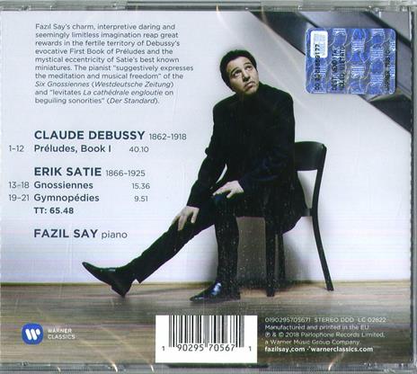 Preludes / Gymnopedies - Gnossiennes - CD Audio di Claude Debussy,Erik Satie,Fazil Say - 2