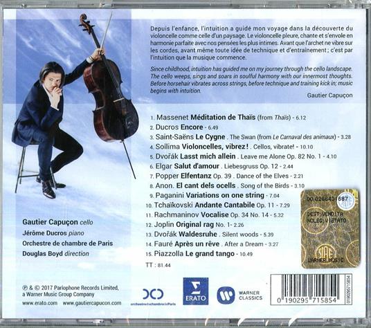 Intuition - CD Audio di Gautier Capuçon - 2