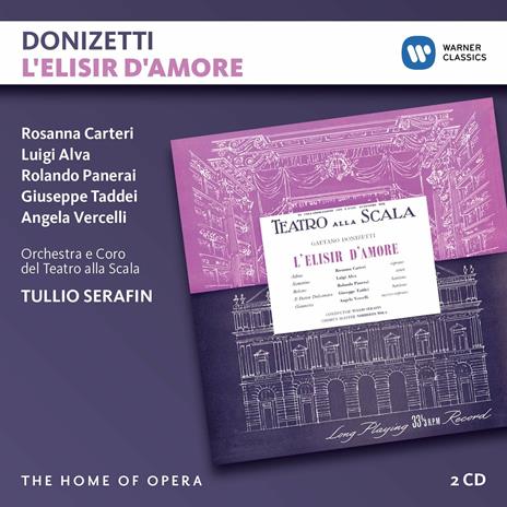 L'elisir d'amore - CD Audio di Gaetano Donizetti,Tullio Serafin,Giuseppe Taddei,Rosanna Carteri,Orchestra del Teatro alla Scala di Milano