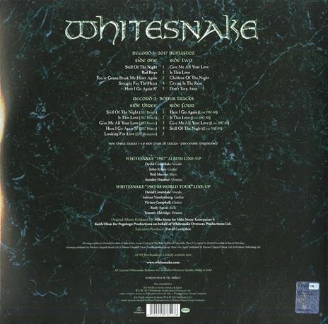 1987 (30th Anniversary Vinyl Edition) - Vinile LP di Whitesnake - 2