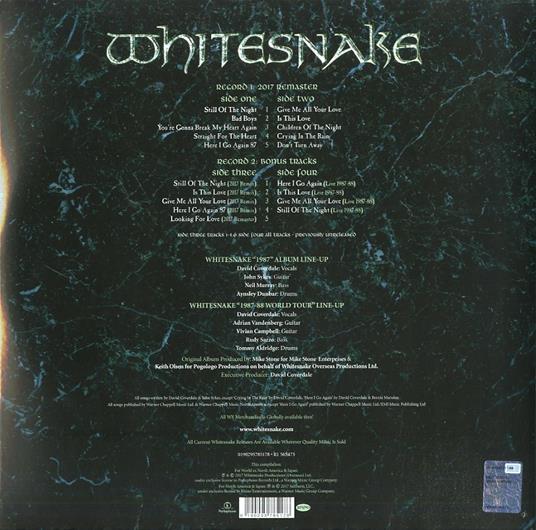 1987 (30th Anniversary Vinyl Edition) - Vinile LP di Whitesnake - 2