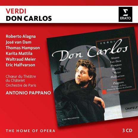 Don Carlos - CD Audio di Giuseppe Verdi,Roberto Alagna,Antonio Pappano,Orchestre de Paris