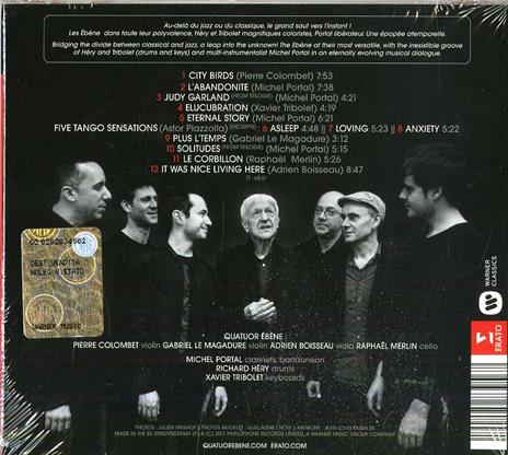 Eternal Stories - CD Audio di Michel Portal,Quatuor Ebène - 2