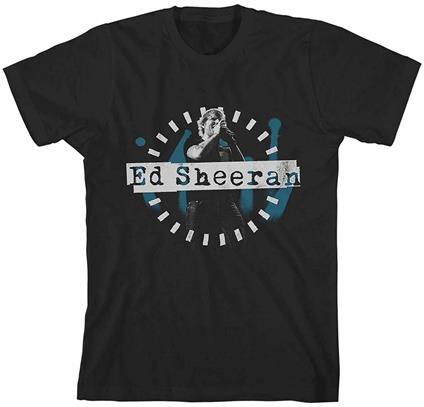 T-Shirt Ed Sheeran. Dashed Stage Photo Juniors Nero S