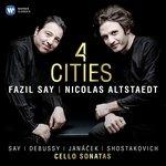 4 Cities. Sonate per violoncello - CD Audio di Claude Debussy,Dmitri Shostakovich,Leos Janacek,Fazil Say,Nicolas Altstaedt