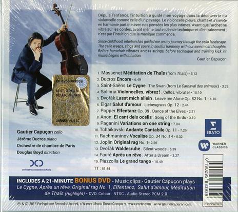 Intuition - CD Audio + DVD di Gautier Capuçon - 2