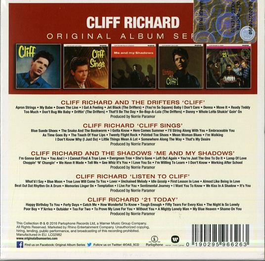 Original Album Series - CD Audio di Cliff Richard - 2