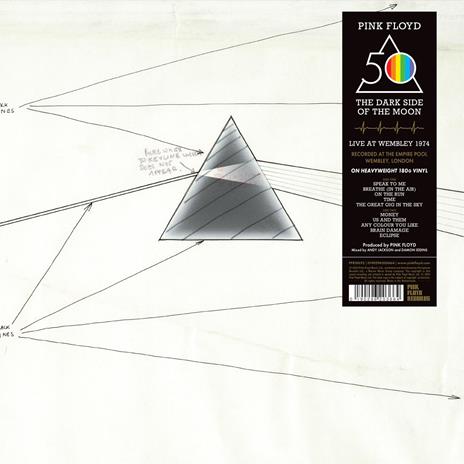 The Dark Side of the Moon. Live at Wembley 1974 - Vinile LP di Pink Floyd