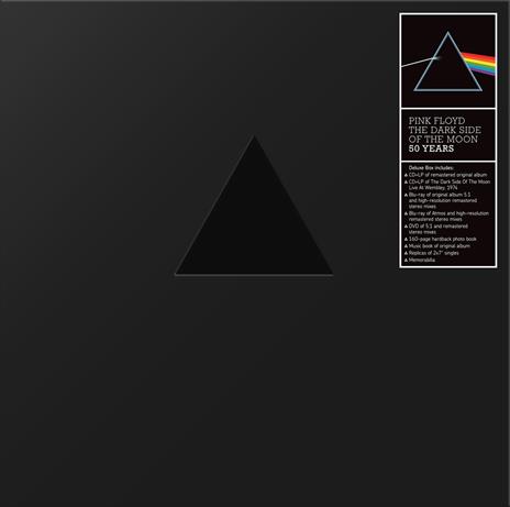 The Dark Side of the Moon (50th Anniversay Edition: 2 CD + 2 LP + 2 Blu-Ray + DVD + 2 x7" Vinyl) - Vinile LP + CD Audio + Blu-ray + DVD di Pink Floyd