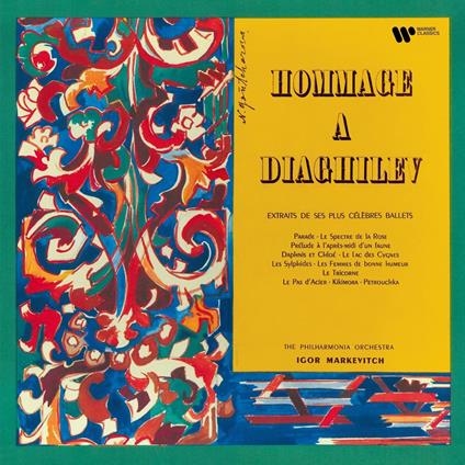 Hommage à Diaghilev - Vinile LP di Igor Markevitch