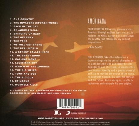 Our Country. Americana Act II - CD Audio di Ray Davies - 2