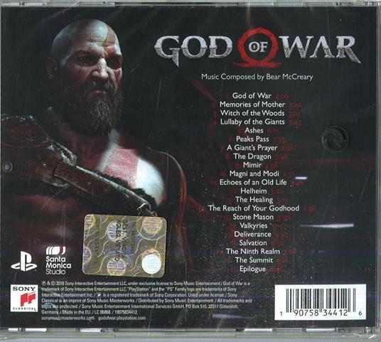 God of War (Colonna sonora) (Playstation) - CD Audio di Bear McCreary - 2