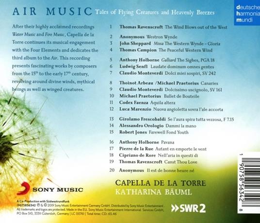 Air - CD Audio di Capella de la Torre - 2