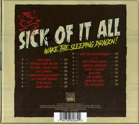 Wake the Sleeping Dragon! (Limited Box Set Edition) - CD Audio di Sick of it All - 2