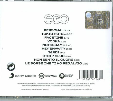 Ego - Biondo - CD | IBS