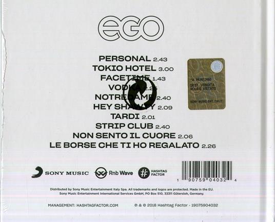 Ego (Deluxe Edition) - CD Audio di Biondo - 2