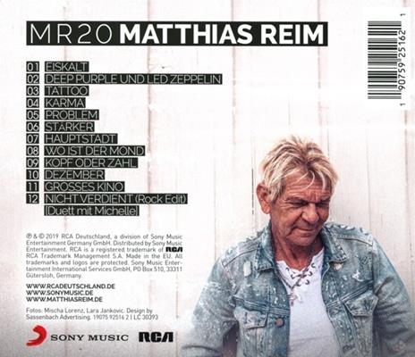 Mr20 - CD Audio di Matthias Reim - 2