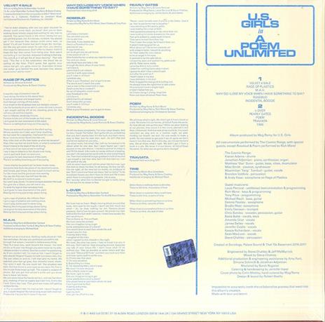 In a Poem Unlimited - Vinile LP di US Girls - 2