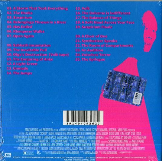 Suspiria (Colonna sonora) - CD Audio di Thom Yorke - 2