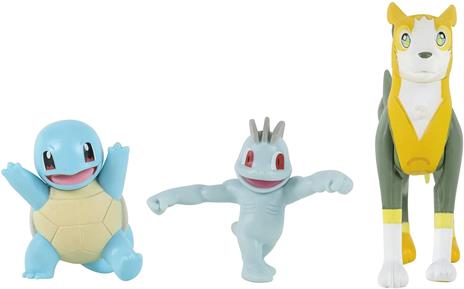 Pokemon Personaggi 5-8 cm, 3-Pack – Boltund Machop & Squirtle – Giochi Pokemon Nuovo 2022 – Figurine Pokemon Action Figure - Licenza Ufficiale Pokemon Giocattoli - 5