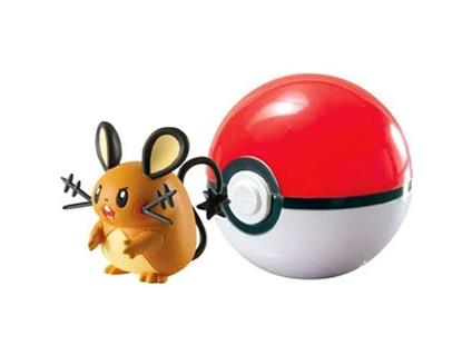 Pokémon Clip'n'Go Poké Balls Dedenne & Poké Ball Jazwares