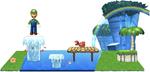 Super Mario Bros Sparkling Waters playset Jakks Pacific