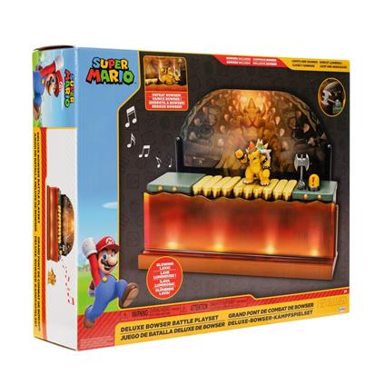 Nintendo 2.5" Dlx Bowser Battle Playset (En/Fr/De/Sp+11L Legal)