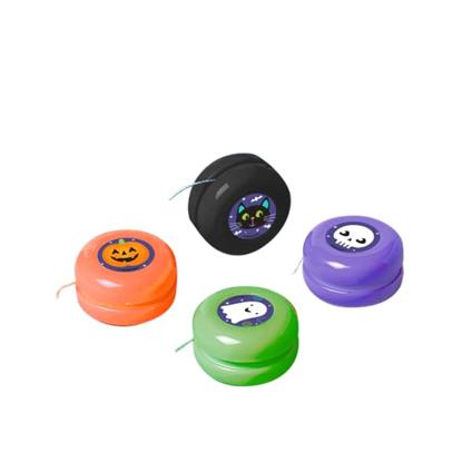 Amscan: 4 Yo-Yo&aposs Spooky Assorted Plastic 4 Cm H