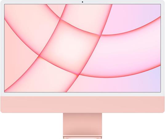 Apple iMac Apple M 61 cm (24") 4480 x 2520 Pixel 8 GB 512 GB SSD PC All-in- one macOS Big Sur Wi-Fi 6 (802.11ax) Rosa - Apple - Informatica | IBS