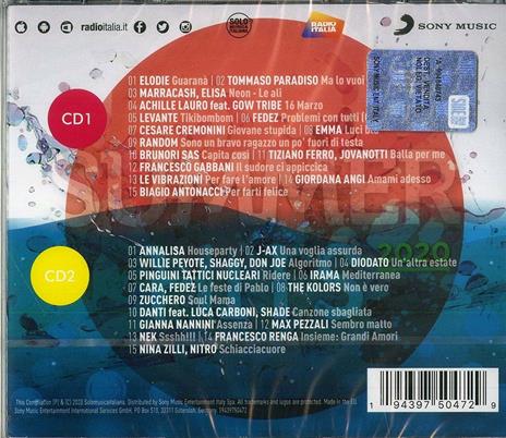 Radio Italia Summer 2020 - CD Audio - 2