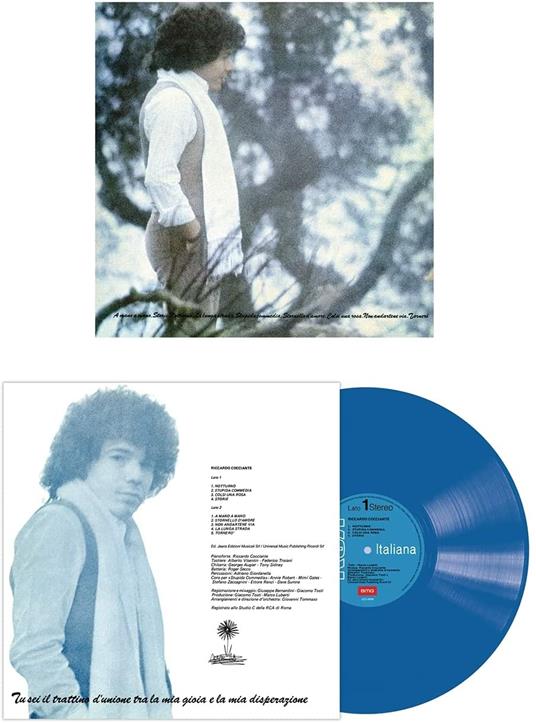 Riccardo Cocciante (140 gr. Blue Coloured Vinyl) - Vinile LP di Riccardo Cocciante