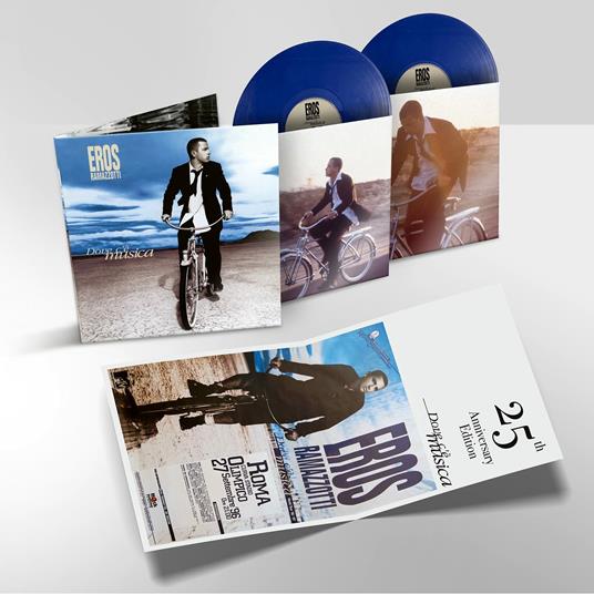 Dove c'è musica (25th Anniversary Blue Coloured Vinyl Edition) - Vinile LP di Eros Ramazzotti - 2
