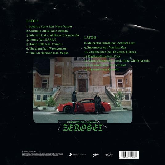 Zerosei (Green Coloured Vinyl) - Frenetik , Orang3 - Vinile | IBS