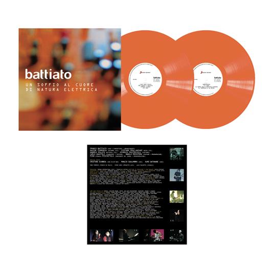 Un soffio al cuore di natura elettrica (Orange Coloured Vinyl) - Franco  Battiato - Vinile | IBS