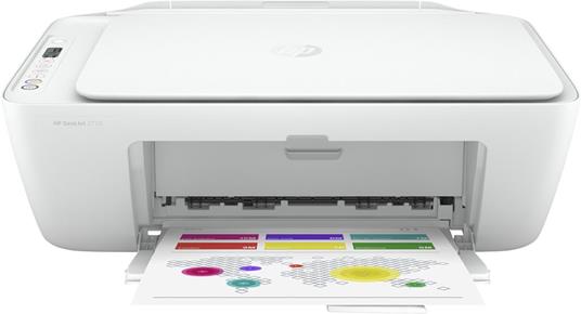 HP DeskJet Stampante multifunzione 2710, Colore, Stampante per Casa,  Stampa, copia, scansione, wireless; idonea a Instant Ink; stampa da  smartphone o tablet - HP - Informatica | IBS