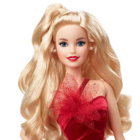 Barbie Magia delle Feste 2022, bambola con abito rosso, stella di Natale  applicata alla scollatura - Barbie - Bambole Fashion - Giocattoli | IBS